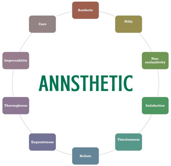 Bộ giá trị cốt lõi của Annsthetic Beauty được ví như bộ DNA 2